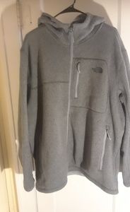 Men's North Face fleece hoodie